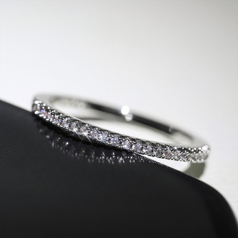 Minimalistic Zircon Ring For Women