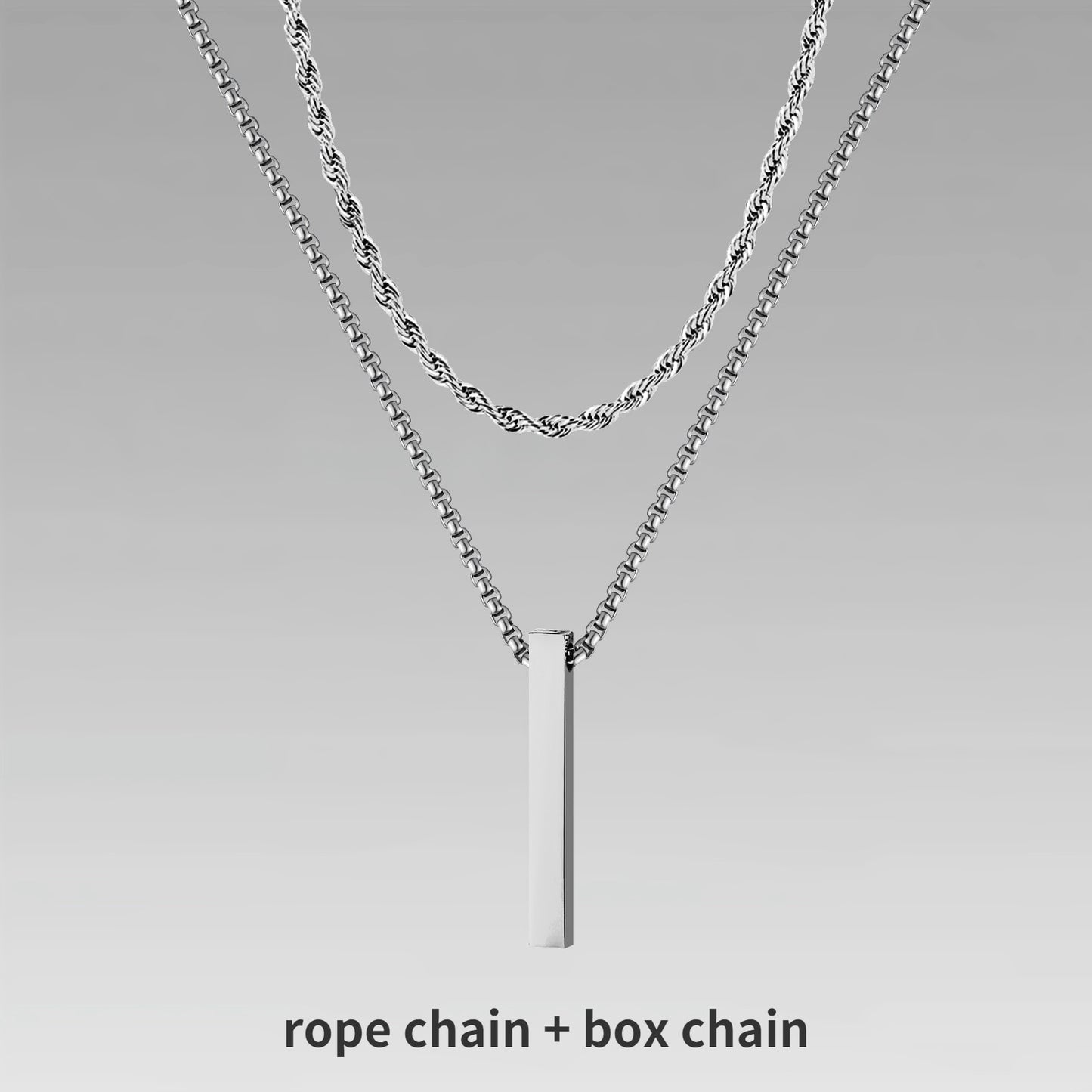 Vertical Bar Necklaces for Men