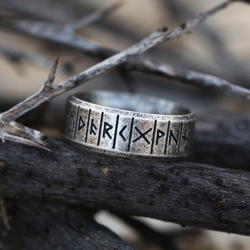 Viking Style Stainless Steel Ring For Men