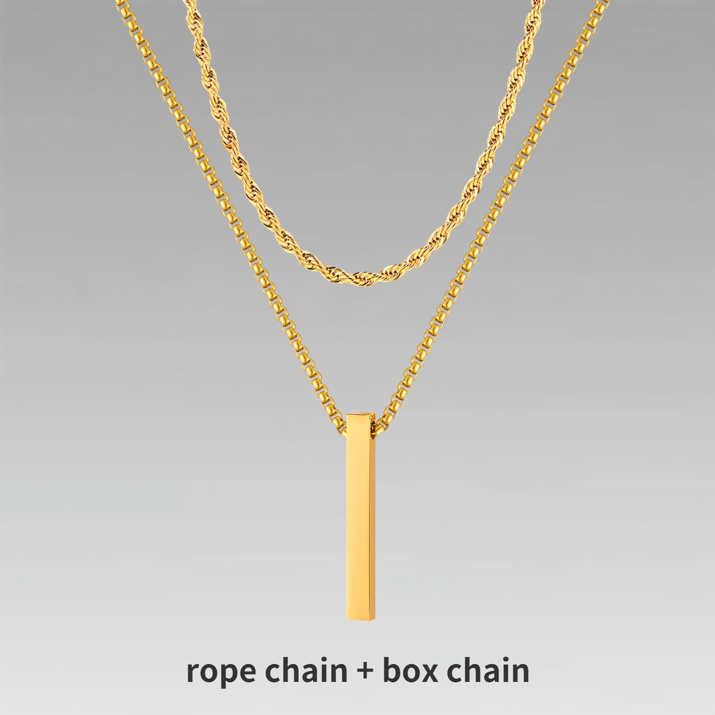 Vertical Bar Necklaces for Men