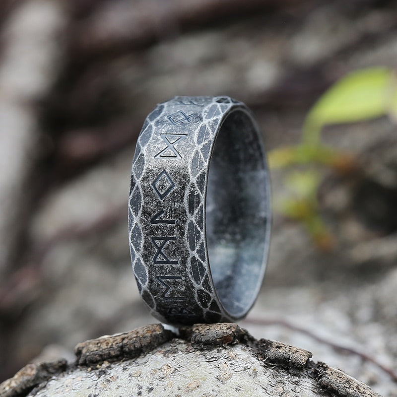 Viking Style Stainless Steel Ring For Men