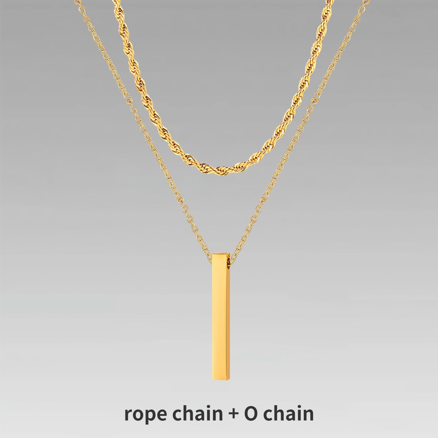 Vertical Bar Necklaces for Men