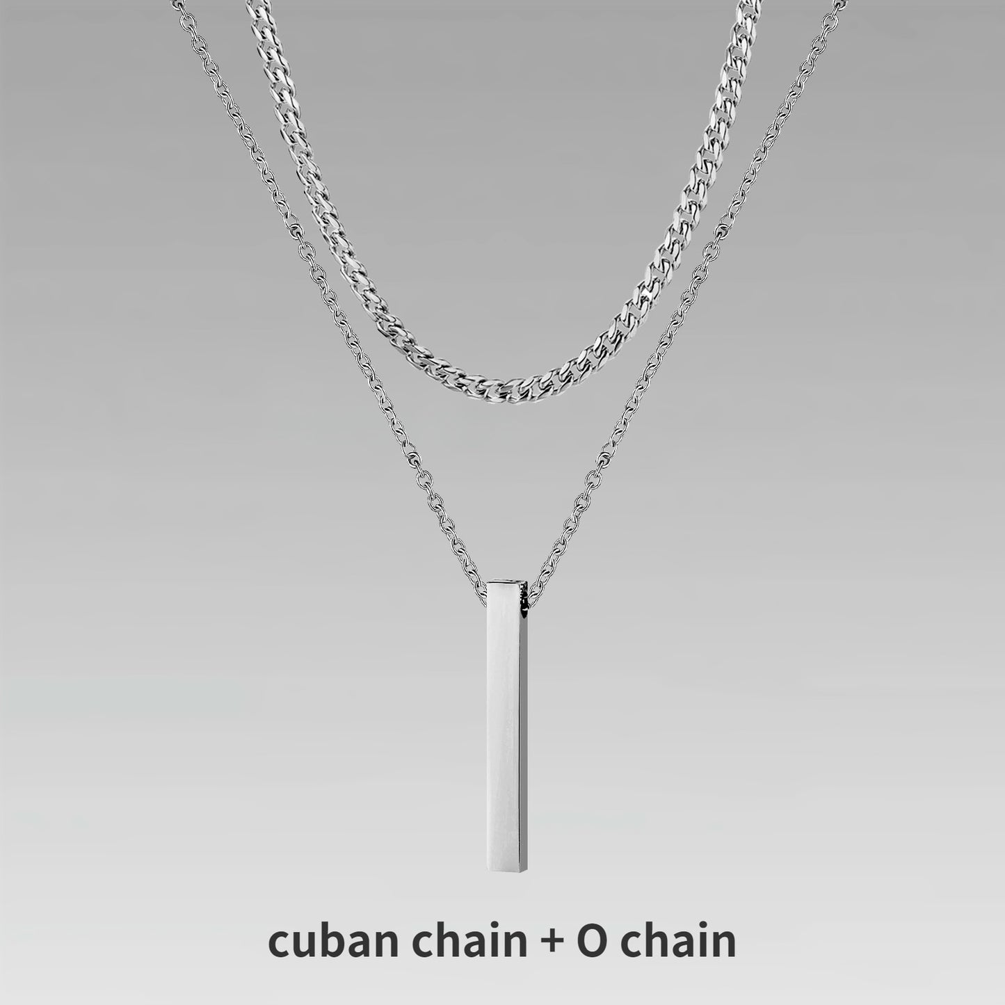 Vertical Bar Necklaces for Men
