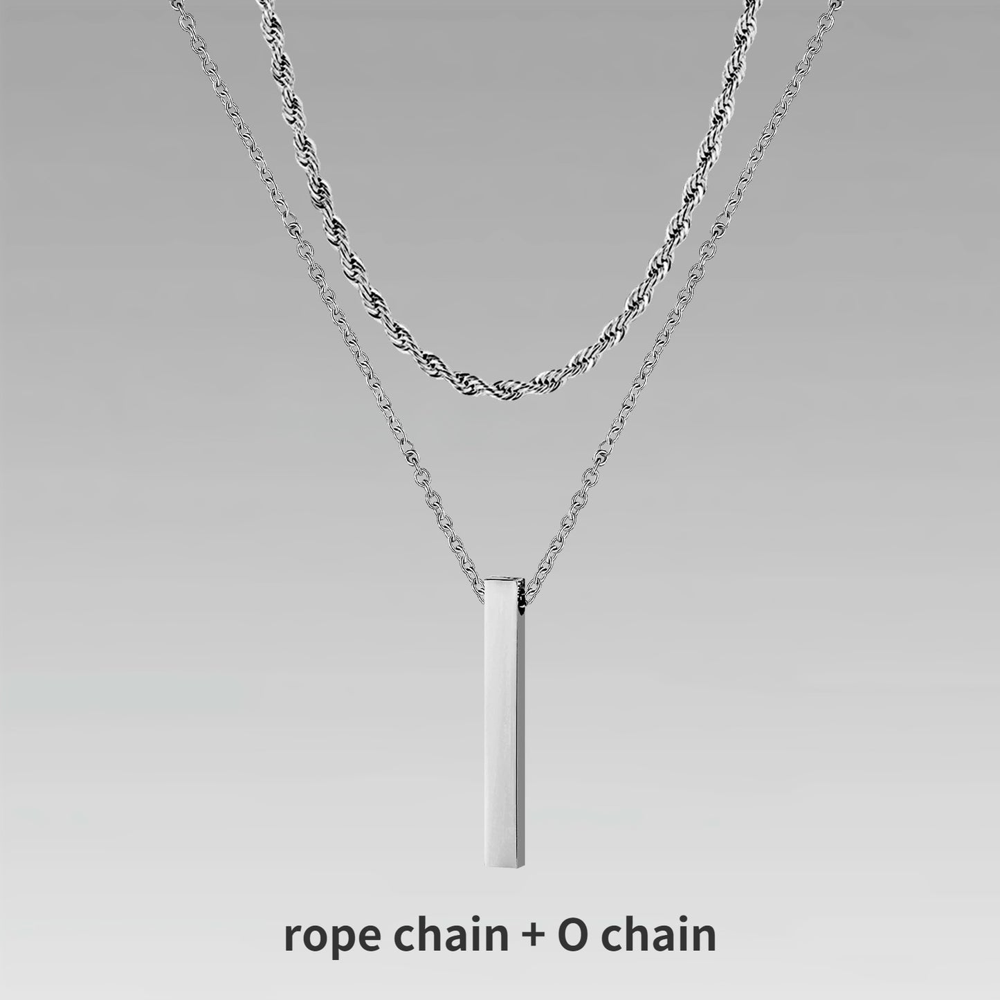 Vertical Bar Necklaces for Men