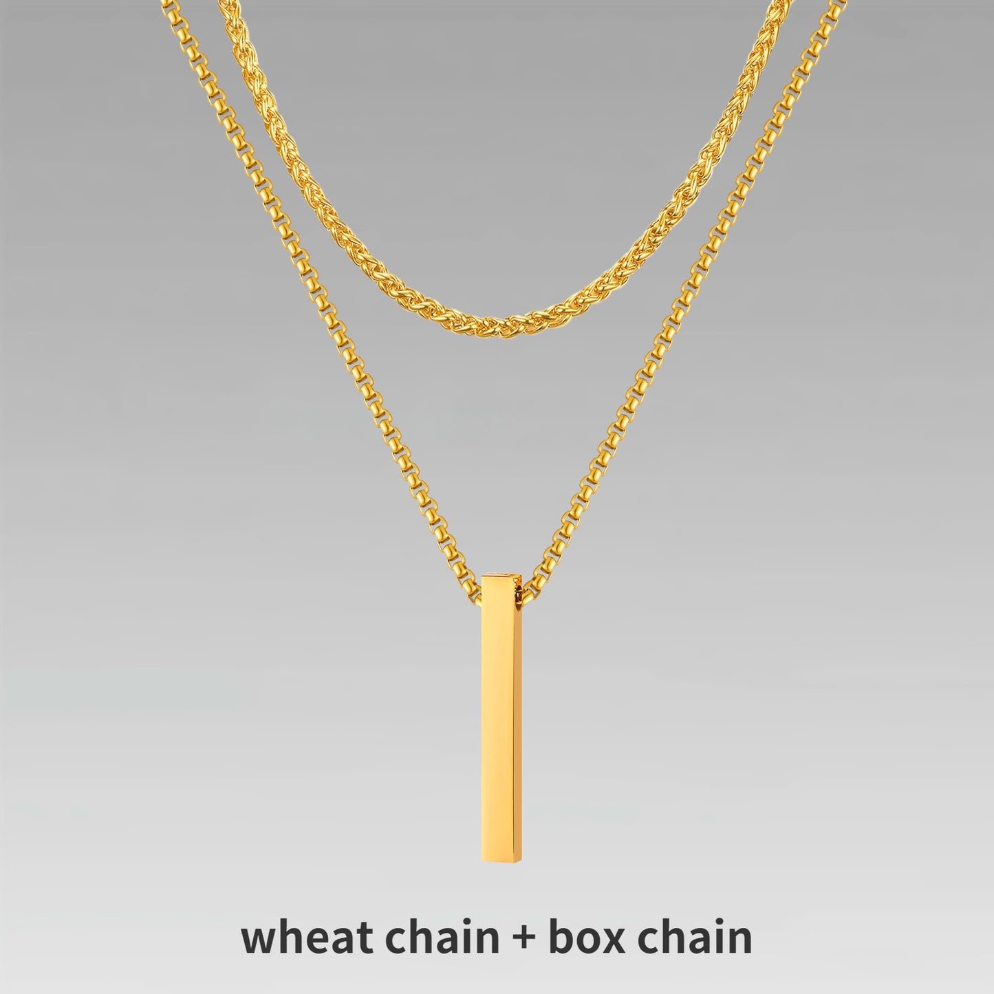 Vertical Bar Necklaces for Men