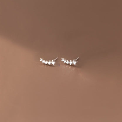 Small Silver Stud Earrings For Women