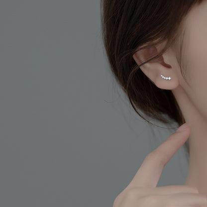Small Silver Stud Earrings For Women