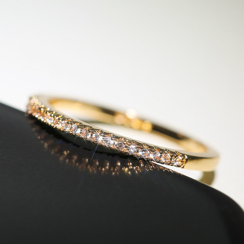 Minimalistic Zircon Ring For Women