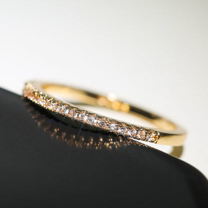 Minimalistic Zircon Ring For Women