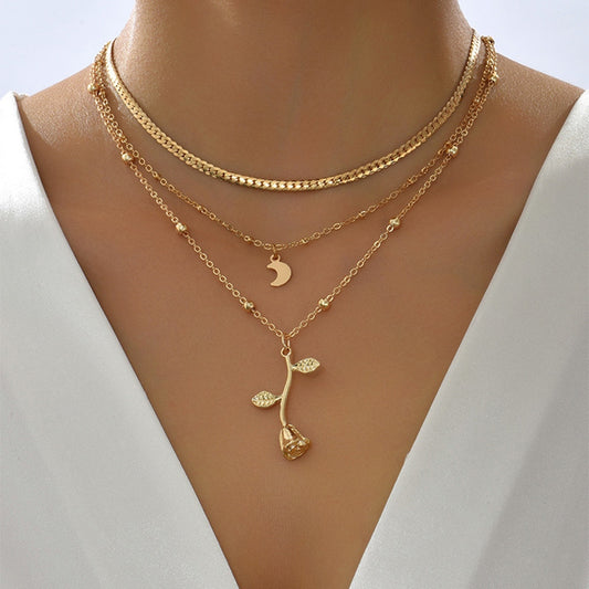 Gold Color Pendant Necklaces For Women